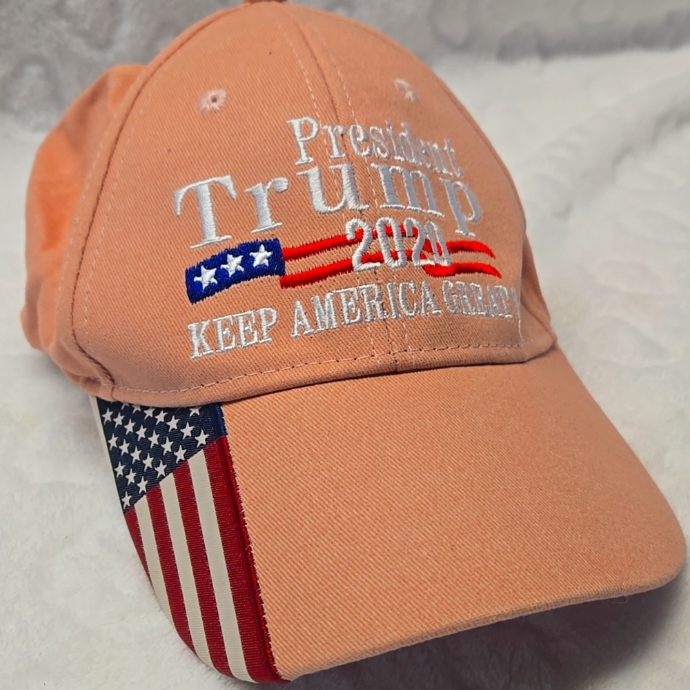 Trump Ballcap Peachy Pink
